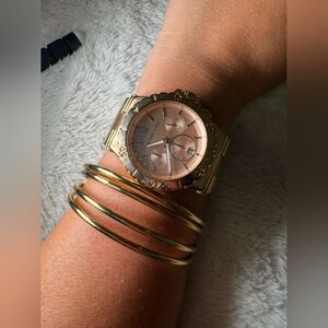 Michael Kors Women's MK5314 Classic Rose Gold-Tone Stainless Steel W (NJL024263)